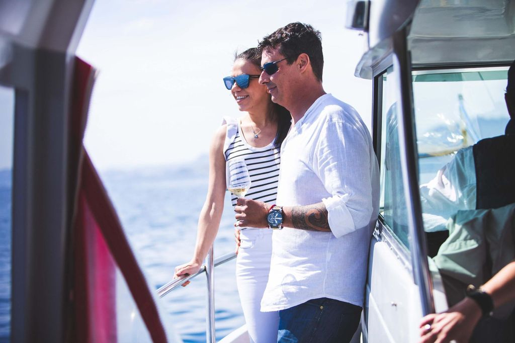 Puerto de Mazarrón: Weinverkostung unter Wasser