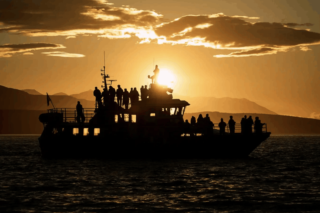 Akureyri: Walbeobachtung in der Mitternachtssonne