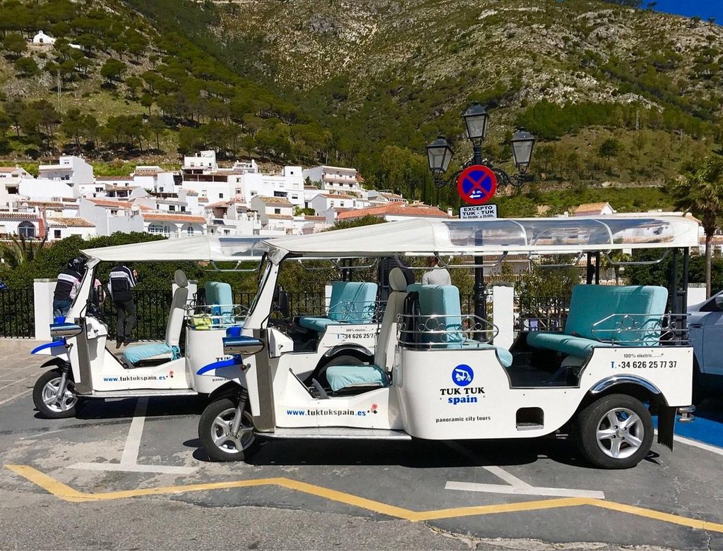 Mijas: Panorama-Stadtführung mit einem elektrischen Tuk Tuk