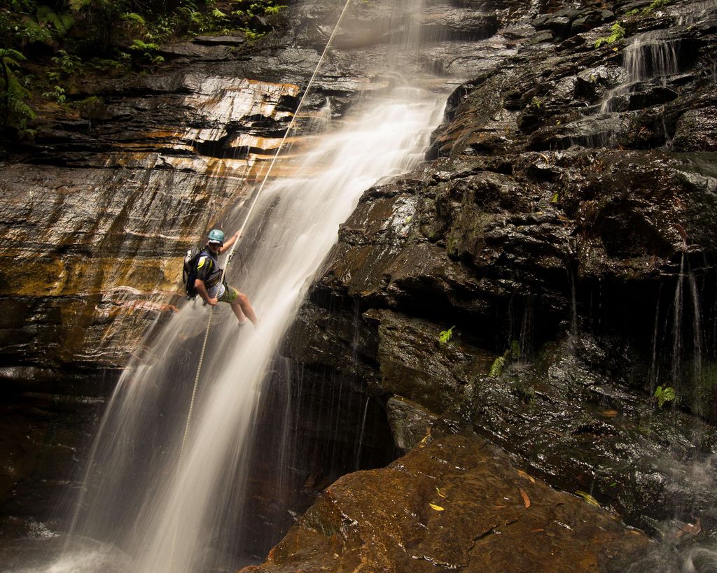 Blue Mountains: Abseilen und Canyoning-Erlebnis
