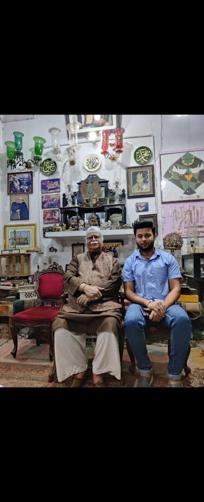 Lucknow: Besuch im Haus der Vorfahren des Nawab mit traditionellem Essen