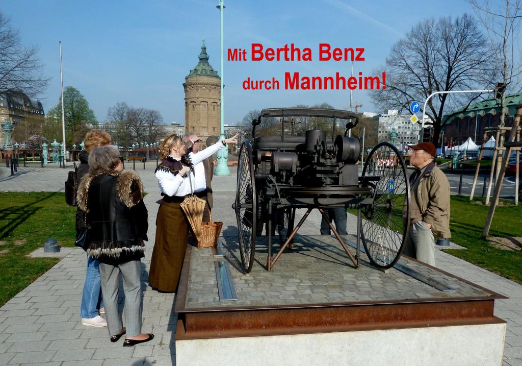 Stadtführung Mannheim: Mit Bertha Benz durch die Erfinderstadt - Kostümtour