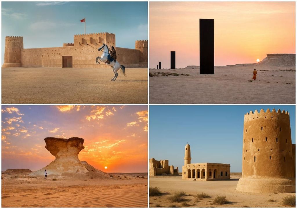 Von Doha aus: Ganztagestour nach Katar Nord und West