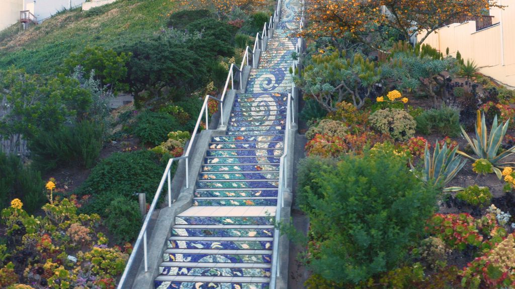 Versteckte Treppen in San Francisco