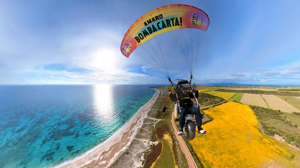 Fliege im Sinis: Panoramaflug-Erlebnis im Tandem-Gleitschirm