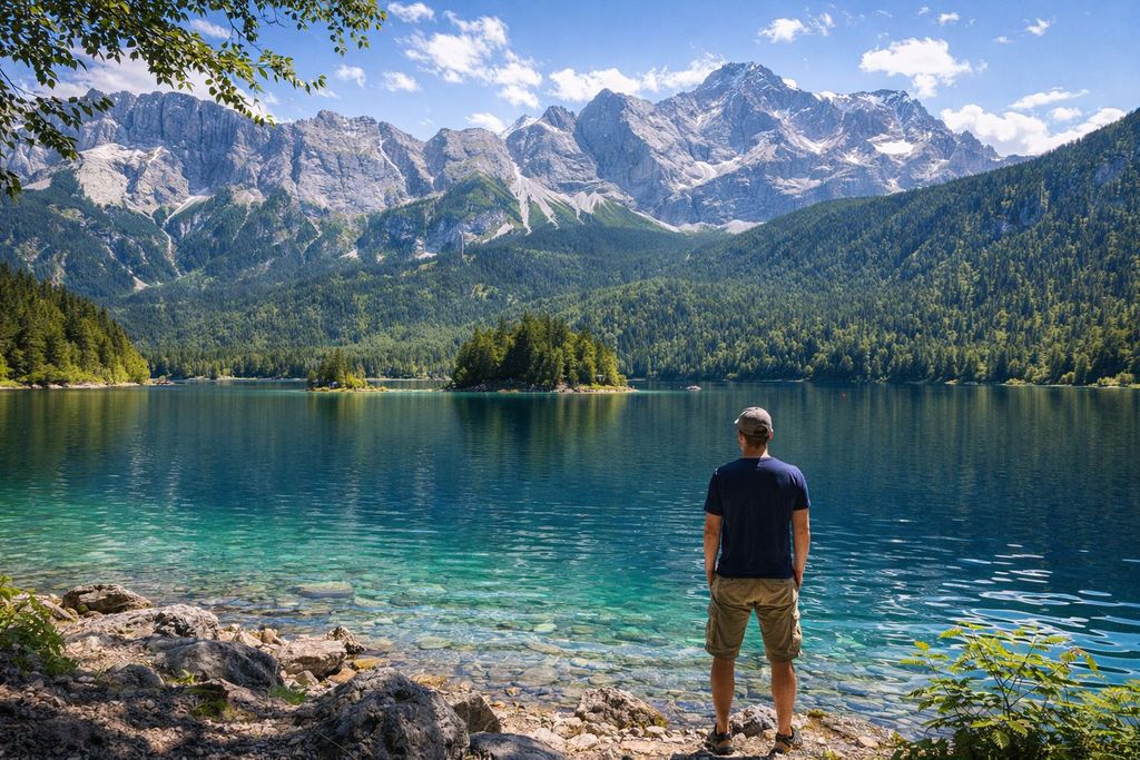 München: Private Tour zum Eibsee und zur Zugspitze