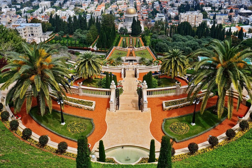 Haifa: Bahai-Gärten, deutsche Kolonie und Blick aufs Mittelmeer