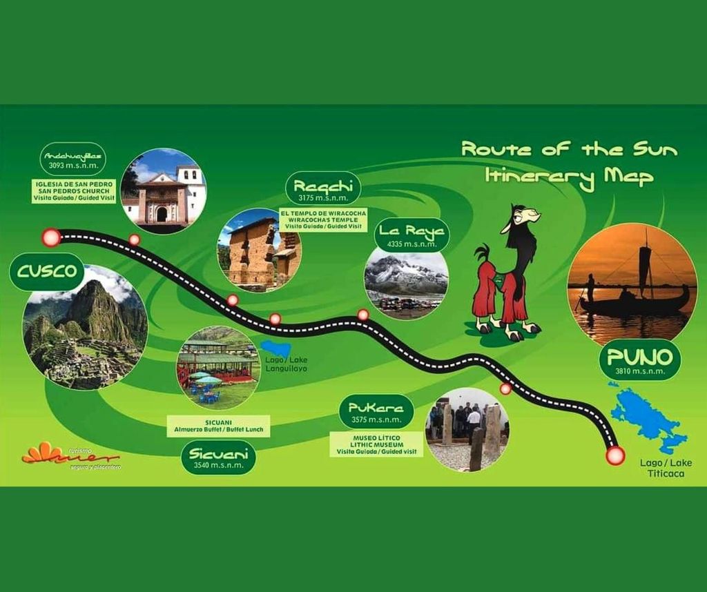 Bustour Cusco Puno Ruta del Sol