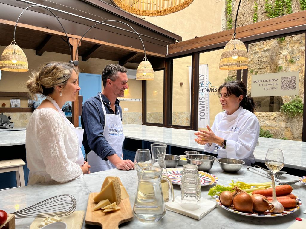 Palermo: Pasta- und Gelato-Kurs mit Abendessen und Wein