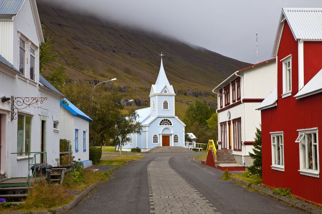 Blaue Kirche, Seyðisfjörður