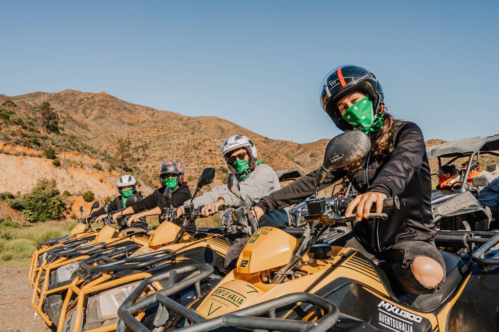 Málaga: 1-stündige Offroad-Tour mit einem 2-Sitzer-Quad in Mijas