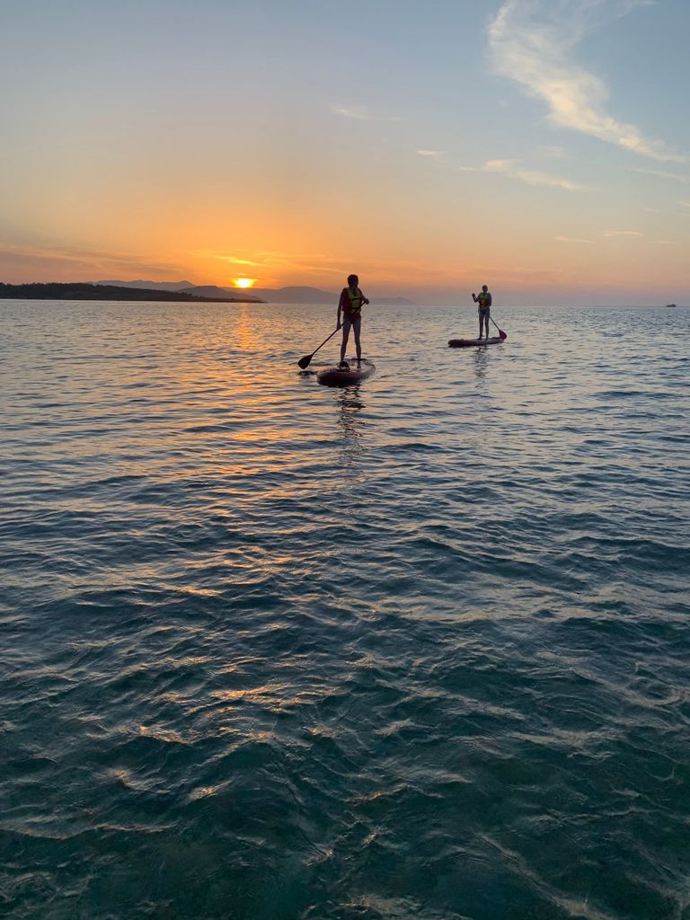 Chania: Stand-up-Paddleboard-Erlebnis bei Sonnenuntergang an der Küste