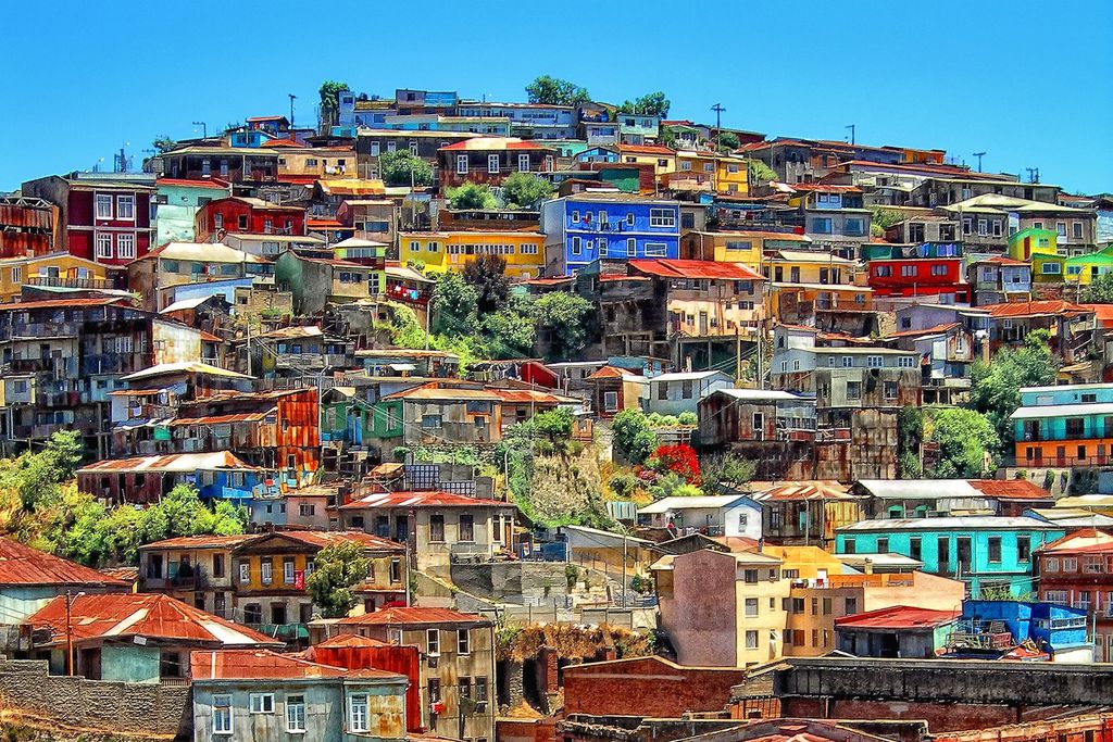 Sicht auf Valparaiso