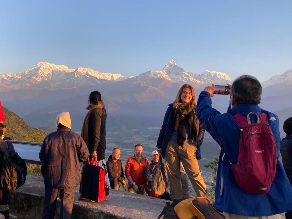 Von Pokhara aus: Sarangkot Sunrise Himalayas Tour